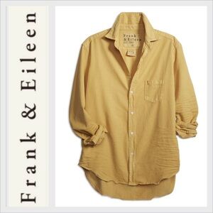 Frank & Eileen Famous Denim Vintage Gold Mustard Yellow “Eileen” XS